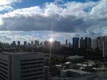 Looking over Honolulu