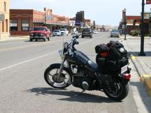 Downtown? Shelby, Montana.  12 bars in 2 blocks.
May 2008
