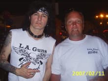 Chillin with Phil from L.A Guns in Laughlin, Nv.  Phil's the real deal. 2007