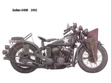 Indian 640B 1942 Very cool non-HD ride
