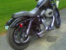 Drag bars, speedo relocated