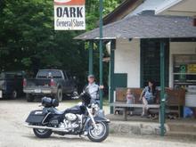 Oark General Store on Hwy 215.
Great place to stop, have lunch and hang out on the porch.