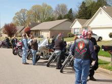 A group of Christian Bikers rode to Olive Branch, MS to visit Gary Martin and his wife Niki. Gary had been diagnosed with cancer. We rode up to show him Christ's love.