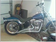 Its new ride height after dropping the rear.