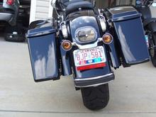smoked LED tail, SG turn signals, and filler strips