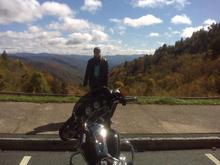 at moms spot with my bike