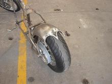 Cut up fender on my first custom build