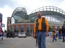 Me at Miller park in Milwaukee