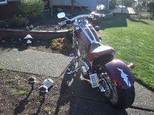 Note: the back License Plate Light is gone.