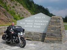Highest Point on Blue Ridge Parkway -- 2007