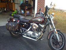 Backrest removed and teardrop added