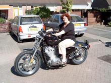On her new XL883L