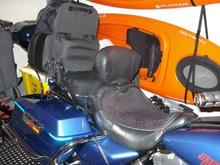 Saddleman's Sissy Bar Rollar Bag front View