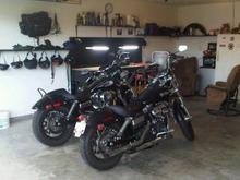 my garage!  complete with stocked beer fridge.  FINALLY DONE!