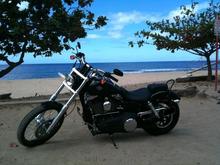 The Mistress on the beach, Hawaii - West Coast of Oahu.