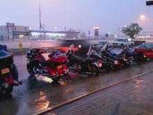 waiting out the rain