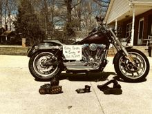 My wife took this picture of my bike the other day