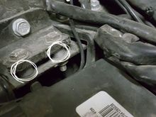 I circled the area where the bushings are. This is the lower bracket on the adjustable backrest.