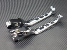 3 hole slotted chrome brake lever.