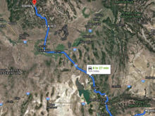 Day 1 Vernal to Stanley Idaho