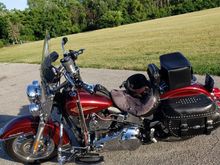 '08 Heritage Classic is my late summer and fall ride.  It was also my first Harley. 