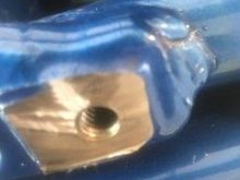 SEAT MOD, TWO HIDE 2 SCREWS TO ATTACH DANNEY GREY SEAT TO BIKE I GRINDED NUBS OFF, WORKED PERFECT, HAD TO MOD SEAT A BIT TO BUT IT WORKED!!!