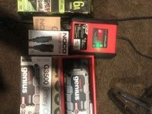 MY COLLECTION, MINUS THE BATTERY TENDER VERSION, SOLD SAME DAY,LOL