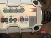 THIS WILL CHARGE A CAR BATTERY, AND JUMP START IT, COMES WITH JUMPERS THAT GO INTO PLUG, NOT BAD LIL EXTRA, I GET SNOW IN NJ SO ITS WELCOMED!!!!