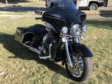 Street Glide Fender and LEDs really cleaned it up