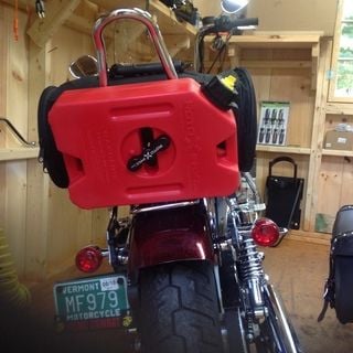 gas can for harley saddlebags