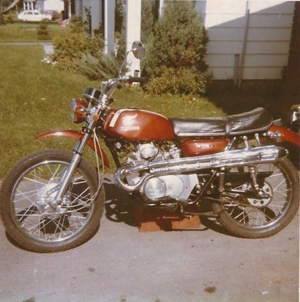 First bike, CL175 Honda