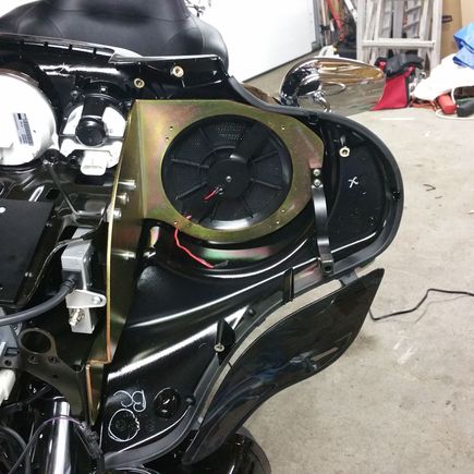 right side bracket installed.