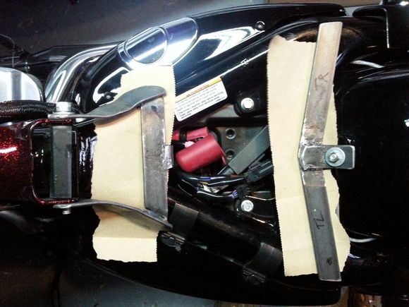 The frame components, all reversible, no drilling or welding on the frame...