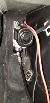 Also had clearance issues with Airpump mounting on front with bracket.  When mounted it would contact motor on idle.  So, into the saddlebag it went.  I also sent Kevin pics of interference issues.  He advised they could research another mount option, but it would be visible.  I advised him I have a solution, but they could make a note of fitment issues for 03 WG models.