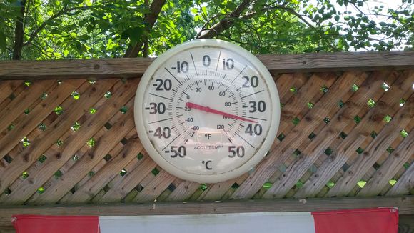 Yes folks, that’s 37C or for our American friends that’s 98 Fahrenheit! And along with the temp its very humid too!