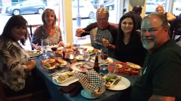 Day 4 - A.  Seafood dinner out that evening in Moncton.. What else but seafood when you are out east!