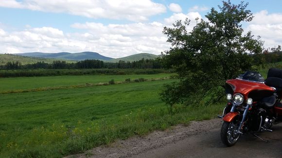 Day 11- 14 - The mountains of New Hampshire in the background.
