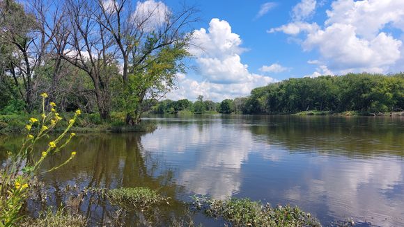 Pretty day on the Rock River. 