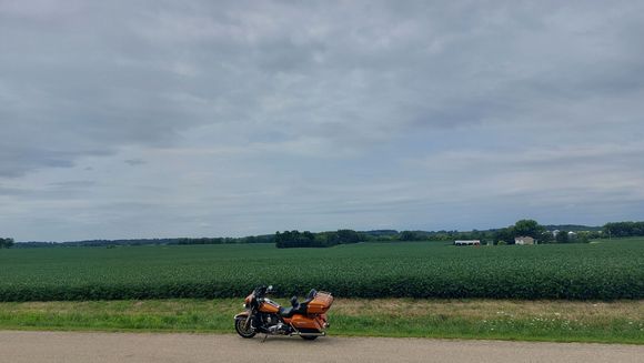 Clouds rolled in when i was about 75 miles west of home, so westward stopped...lol.