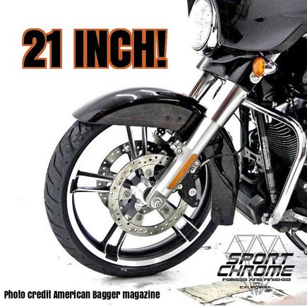 21 inch enforcer style stock matching front wheel