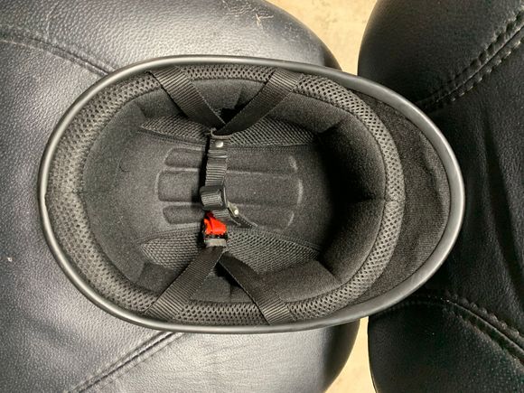 Bottom view. Notice the elongated shape.