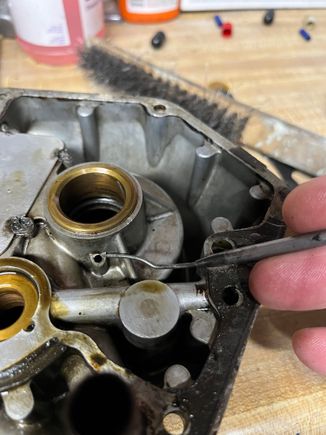 Looking down this hole and nothing 