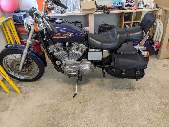 Right after pick up.