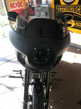 It came with an 11” clear view.