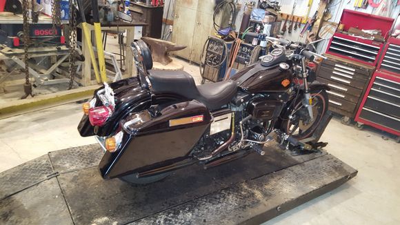 My '81 FXB Sturgis "Pant Leg Burner"