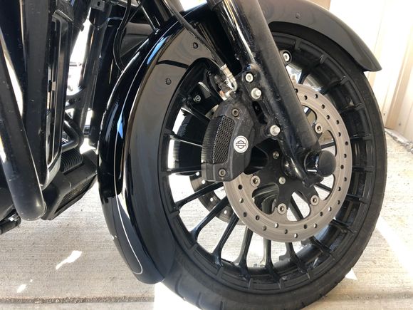 New front OEM fender with added pin strip