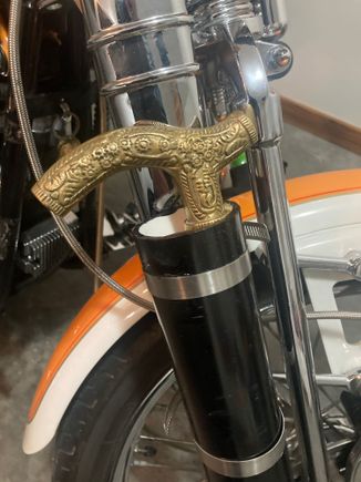 This is a new one now that I use a cane. It belonged to my Step Father. RIP