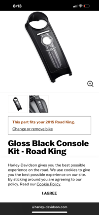 This is a part to replace the chrome take off to see the other than stock sticker insert you could use in place of stock