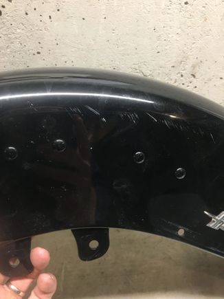 Couple little scratches from removal