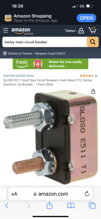 Main circuit breaker 